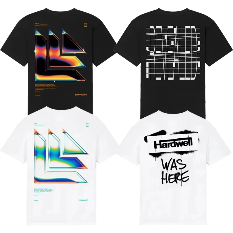 Camiseta de la marca DJ Champion Ace Electronic Music Label, camiseta gráfica de algodón para hombres y mujeres, ropa de calle de verano