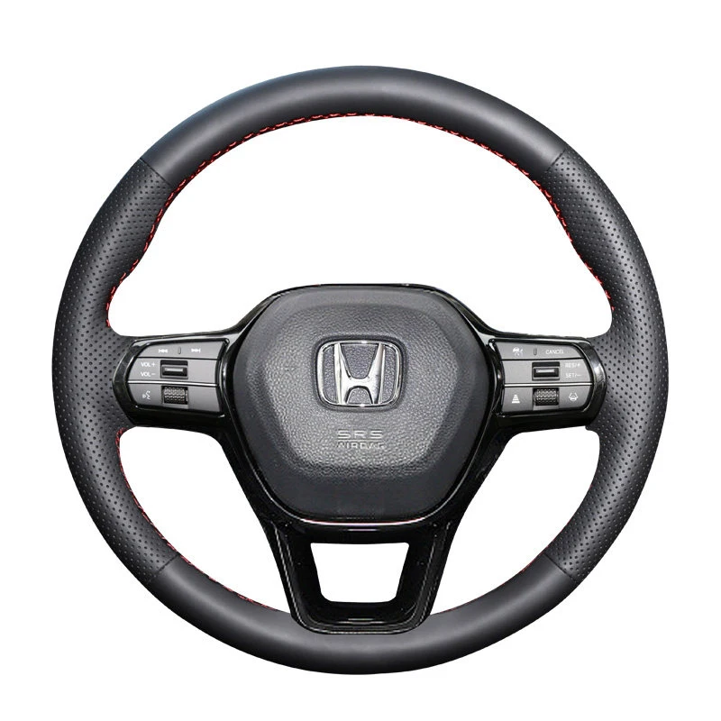 

Car Steering Wheel Cover Bradi for Honda Civic 11 Gen Accord 2023-2025 CRV CR-V HRV ZRV 2023-2026 Breeze 2025 Pilot 2023 Leather