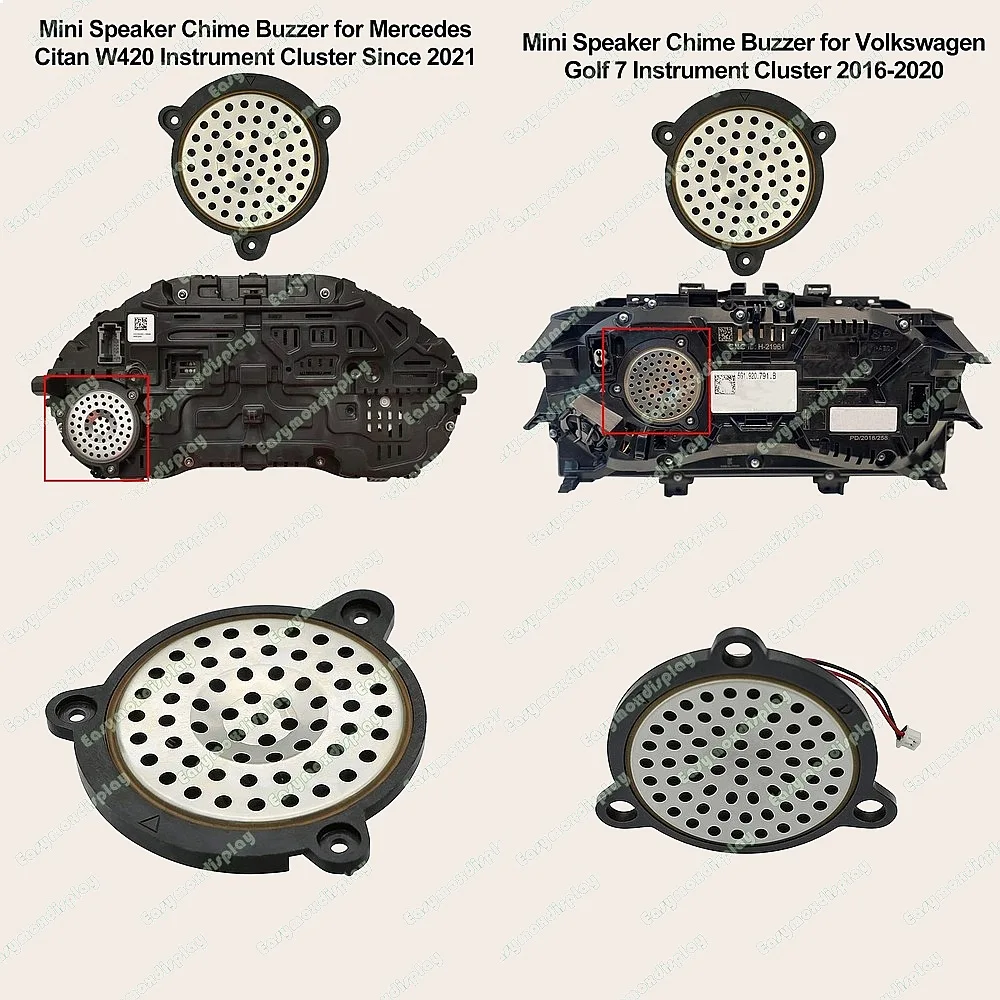 Mini Speaker Chime Buzzer A2C00061361 For VW Mercedes Instrument Cluster Warning Sound view 2