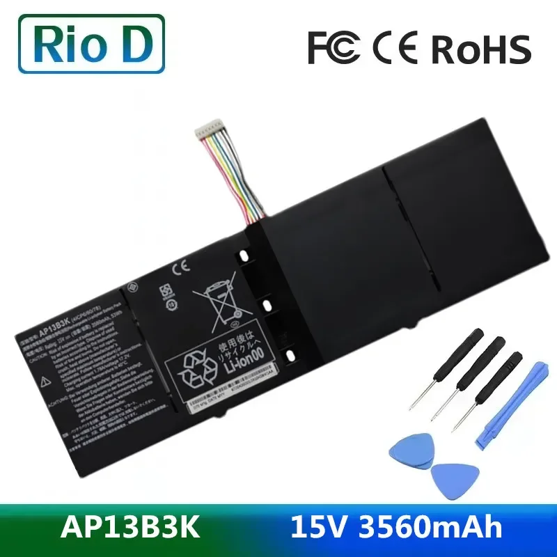 

AP13B3K Laptop Battery for Acer Aspire V5 R7 V7 V5-572G V5-573G V5-472G V5-473G V5-552G M5-583P V5-572P R7-571 AP13B8K