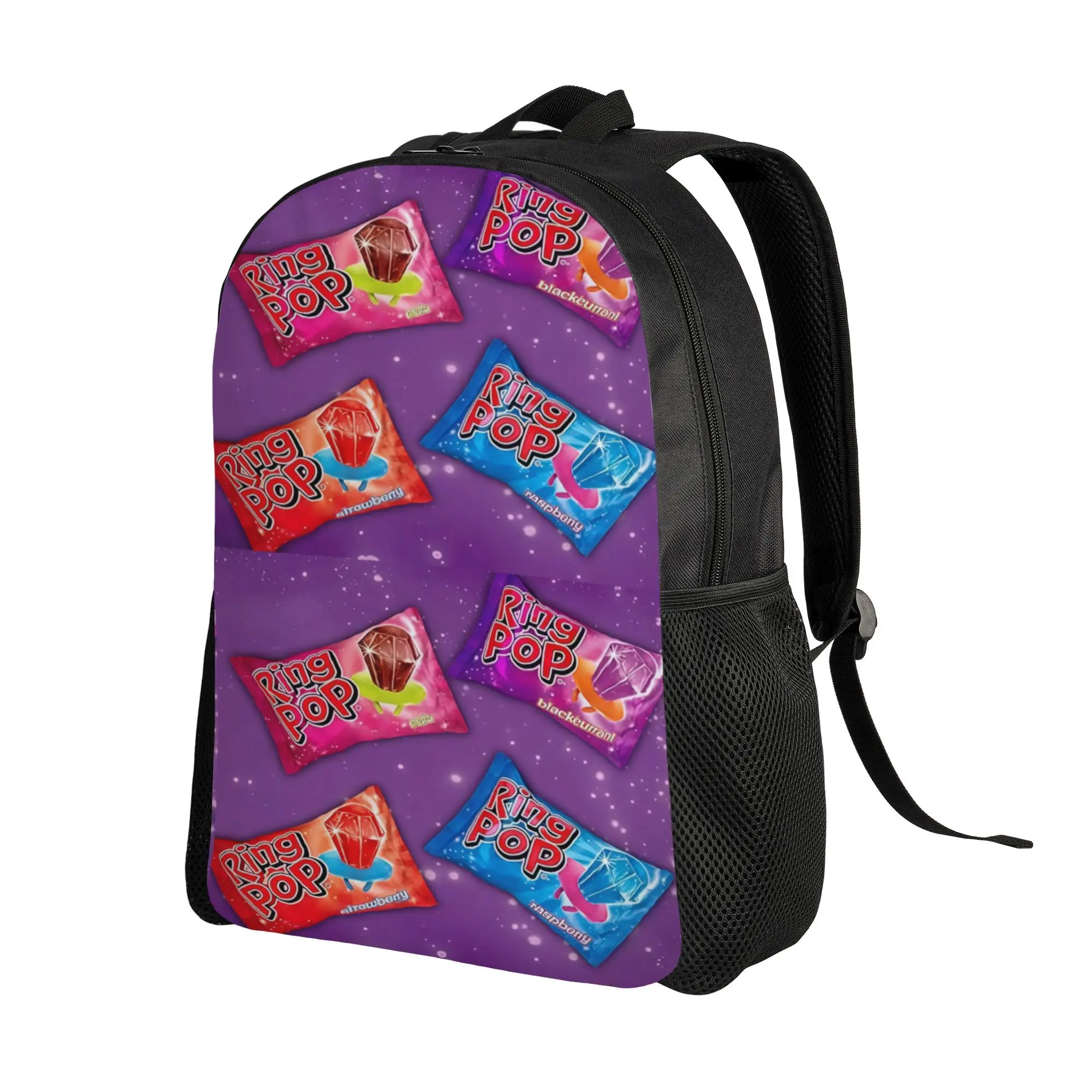 bBazooka Ring Pop Colorful Candy Backpack Office Workers Sporty Fashionable mochila Large Capacity Laptop Bag Back To School