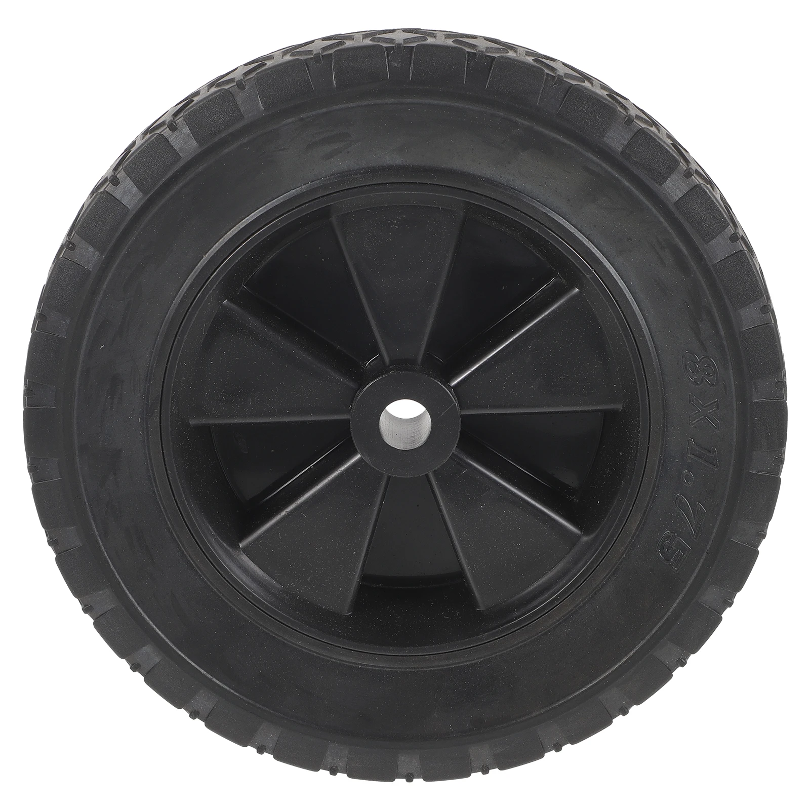 

Sturdy Rubber Replacement For Garden Hand Truck Lawn Mower Wagon Wheelbarrow Solid Wear Resistant Cart Easy Installation Flat