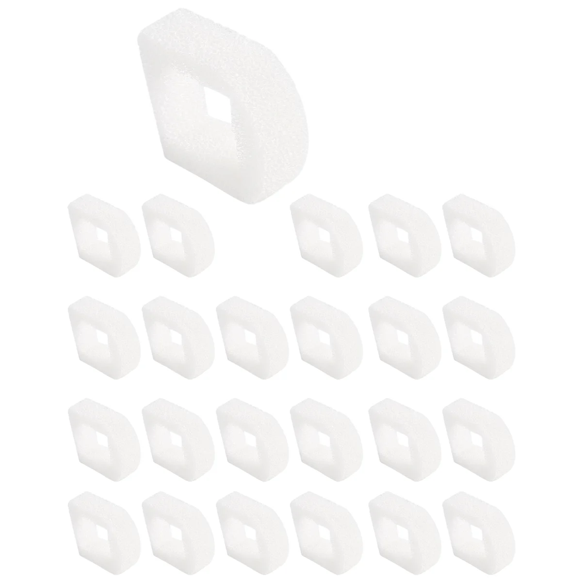 Filtros de espuma de substituição qualitativos de 24 unidades para abridores de cães e gatos, pré-filtros de espuma para abridores de animais de estimação, compatíveis com Drinkwell