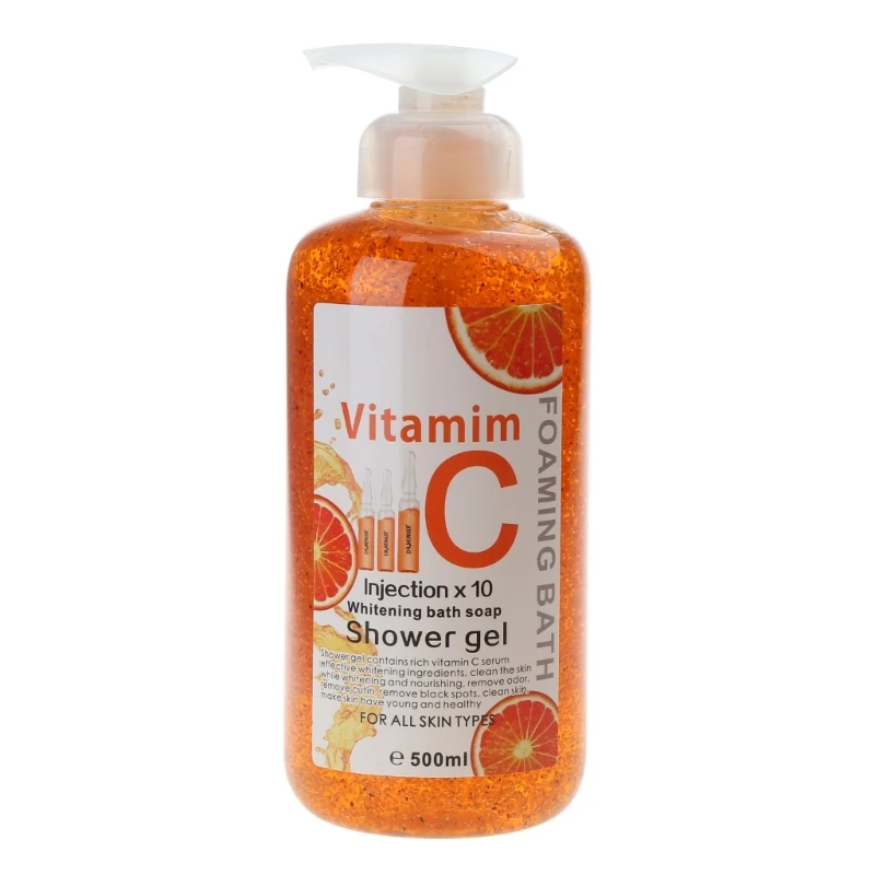 Y1UF Amino Acid Niacinamide Moisturizing Shower Gel Skin Whiten Brighten Deep Cleansing Gentle Hydrating Body Wash Gel