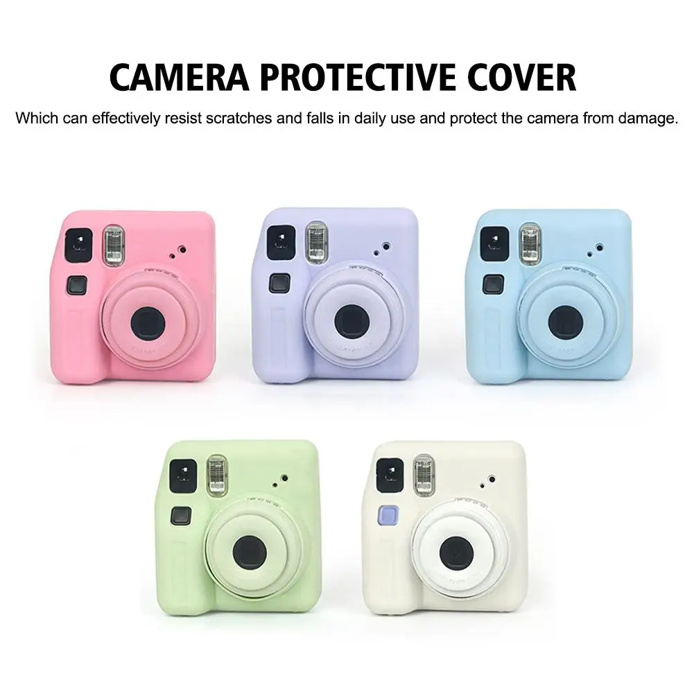 Silicone Protective Cover for Fujifilm Instax Mini SE Protective Instant Camera Skin Accessories Soft Skin Cover Shell Protector