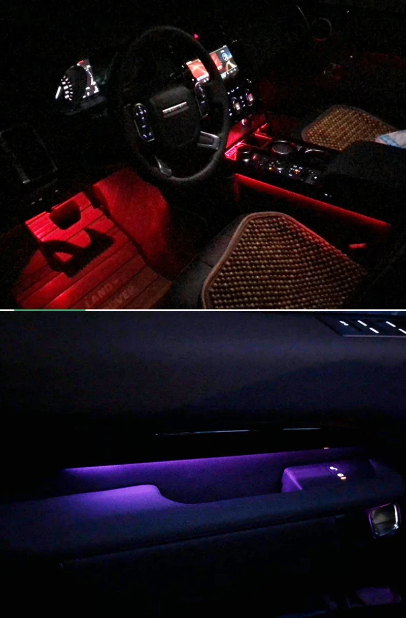10 Color Ambient light lamp For Land Rover Discovery 5 LR5 2019 Atmosphere Advanced Light Decoration lamp light