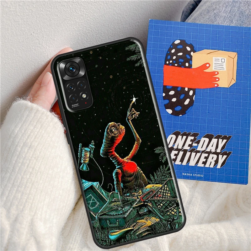 E.T. the Extra-Terrestrial Case For Redmi Note 11 Pro Cover For Redmi Note 10 Pro 8 9 10S 11S 9A 9C K50 K40 Gaming