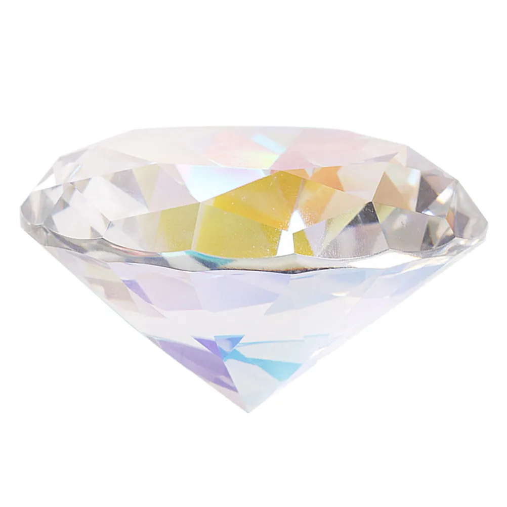 Large Crystal Paperweight Diamonds Nail Salon Photo Prop Hand Manicure Display Tool Nail Art Decoration Crystal Paperweight