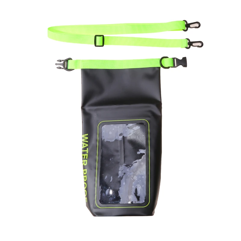 2L حقيبة جافة شاشة تعمل باللمس أكياس مقاومة للماء للسباحة والرحلات الانجراف تجمع تصفح حقائب رياضية خارجية معدات التخييم #5
