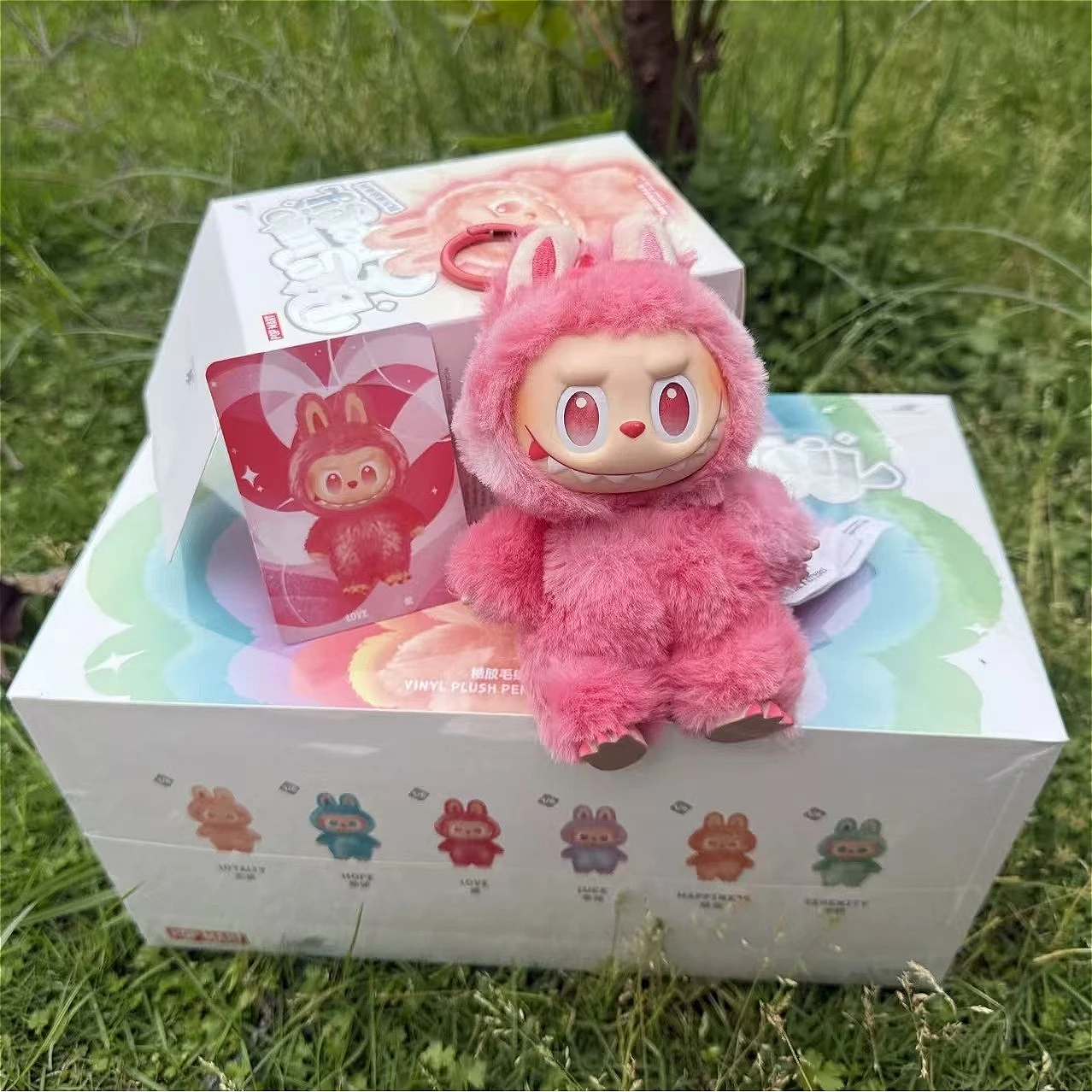 Labubu V3.0 trendy toy blind box Macaron 3rd generation plush toy bag, pendant and decorative item in stock