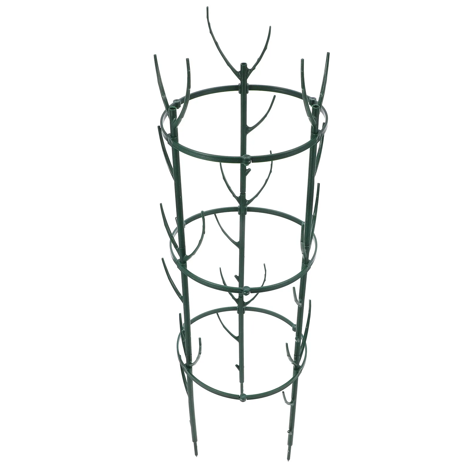 3 Tiers Plant Trellis Detachable Stackable Support for Climbing Plants Garden Trellis for Potted Plants Indoor Outdoor