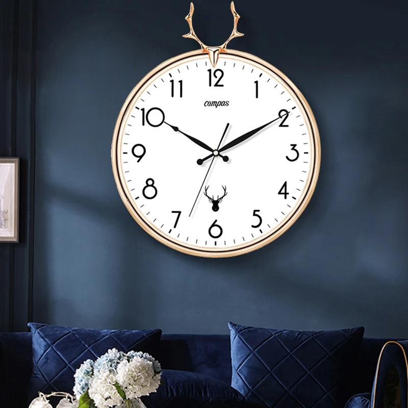 Silent Free Shipping Wall Clock New Design Quartz Stylish Art Wall Clock Digital Outdoor Home Design Horloge Murale Home Decor