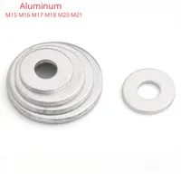 10-100pcs Aluminum Flat Washers Sealing Ring Gaskets Plug Oil Seal  M15 M16 M17 M18 M20 M21 Thickness 1 1.5 2 3 mm dish washers