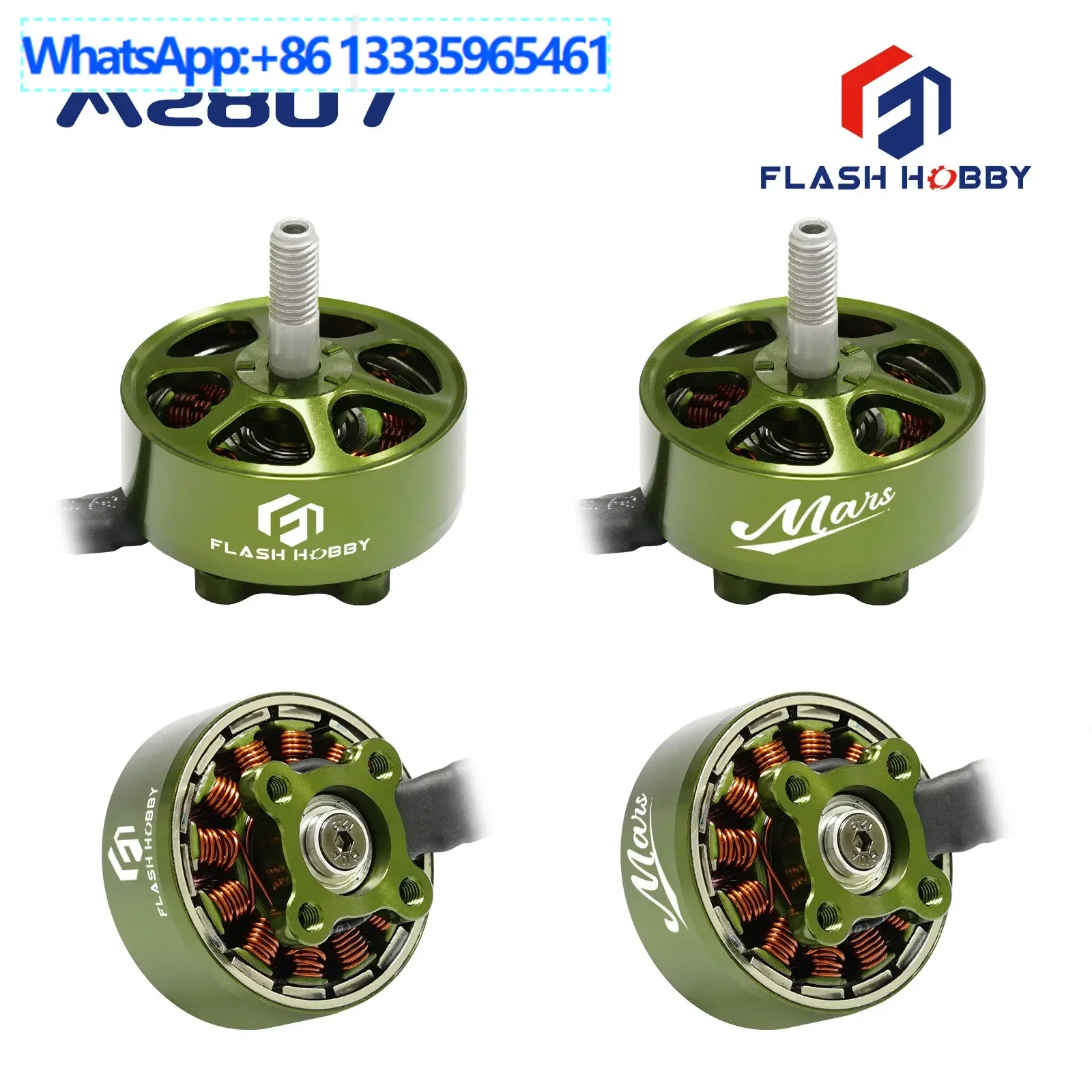 

2Pcs FLASHHOBBY Mars M2807 1300KV model aircraft remote control FPV crossing machine motor wholesale
