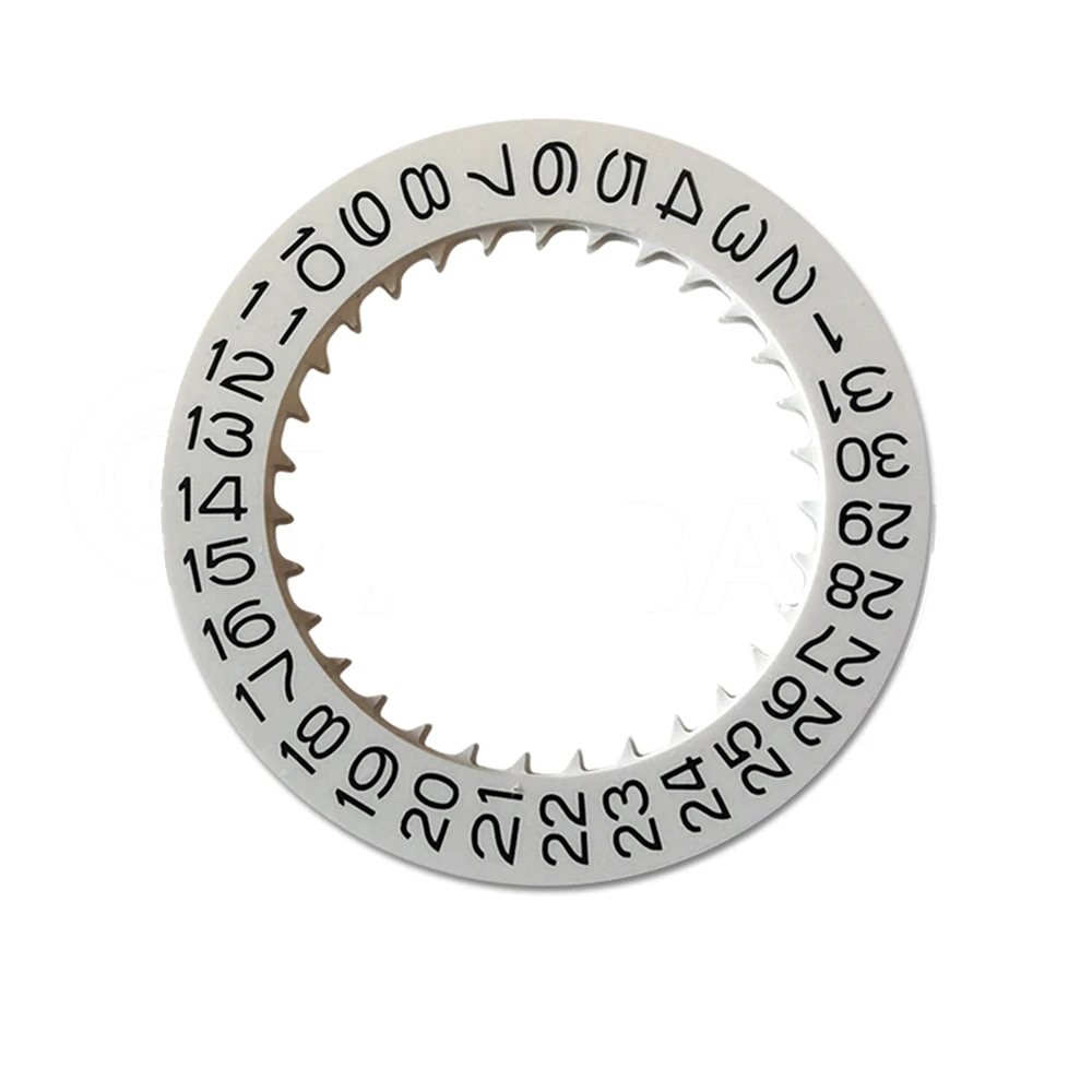 Replacement Calendar Disk for NH35 NH36 Movement Date Disc Modified Part Black/White Day Wheel Watch Accessories