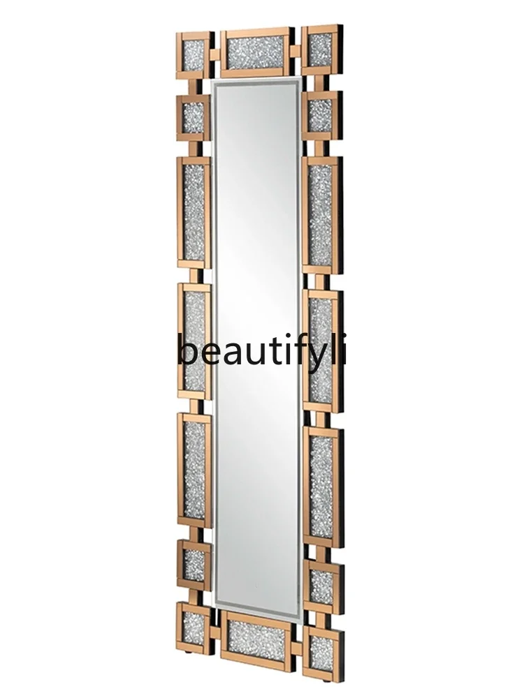 

Three-dimensional makeup fitting mirror wall-mounted dormitory large sticker wall-mounted wall glass