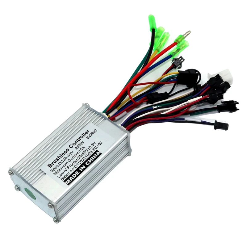 

Well-36V/48V 250/350W 15A Brushless DC Lithium Battery Electric Bicycle Brushless Controller