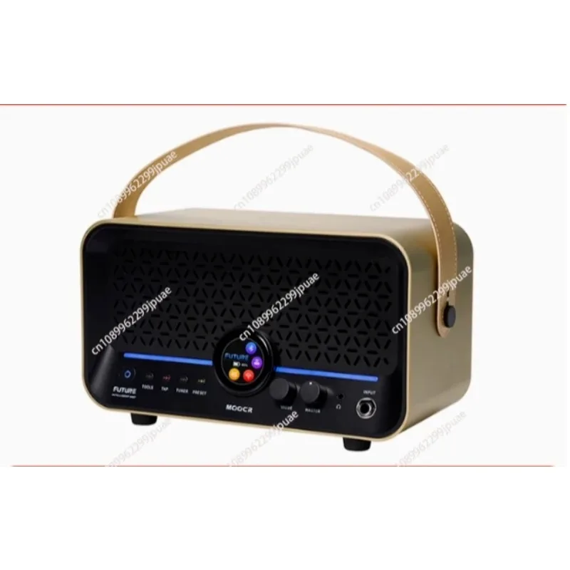 15W Stereo Guitar Bass Amplifier Speaker with Dual 2 Inch Speaker Driver Portable Musical Instrument Amp