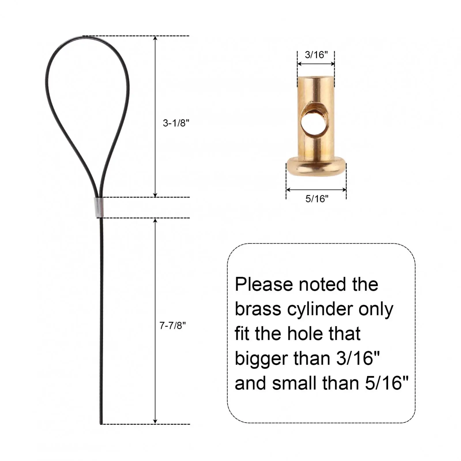 Stainless Steel Spring Gate Latch Cable Pull for Metal Wooden Fence / Garden Door 2 to 6inch Posts with Door Latch Gate Opener