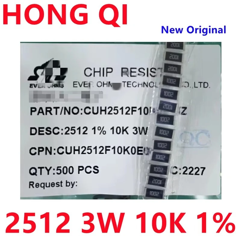 

10pcs 2512 1% 10K 3W SMD Resistor 1002