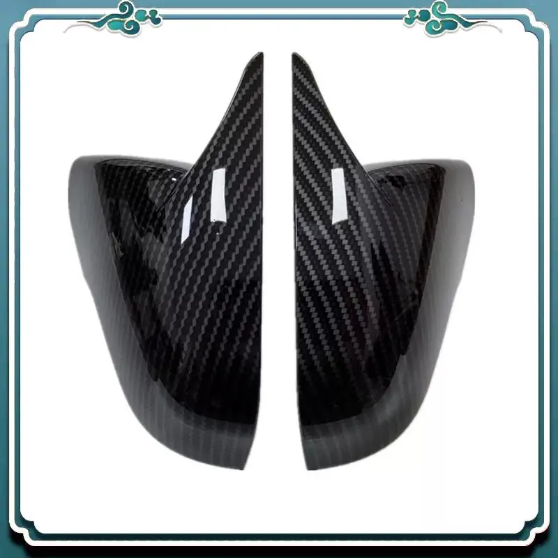 

ABTU-1Pair Car Rearview Mirror Cover Ox Horn Side Mirror Shell For Hyundai Sonata 2015-2019 Reverse Caps Trim Housing