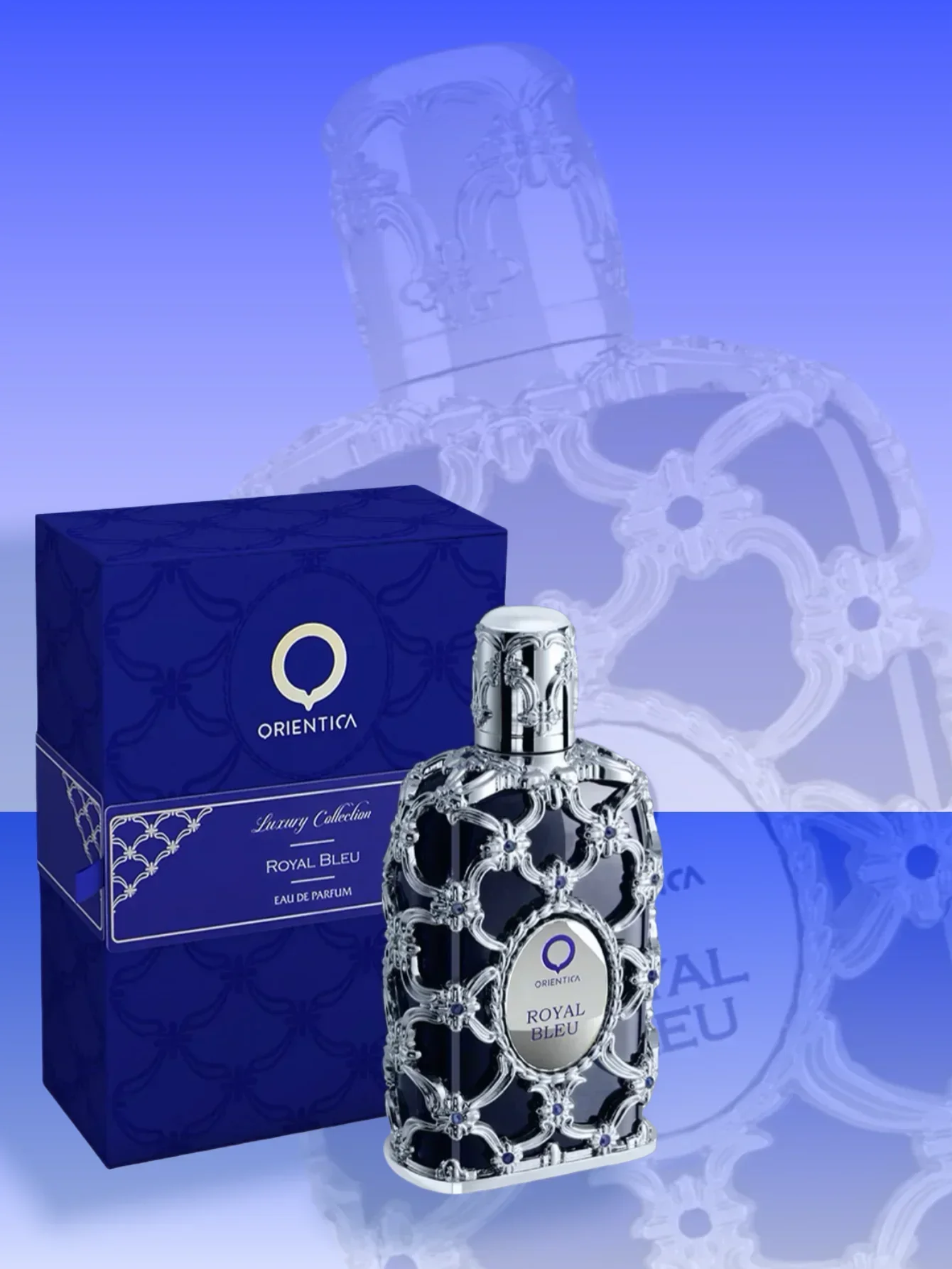 オリエンティカ ロイヤル ブルー EDP メンズ 2.7オンス – フレッシュでスパイシーなウッディ系の長持ちするコロン、彼へのクリスマスギフト