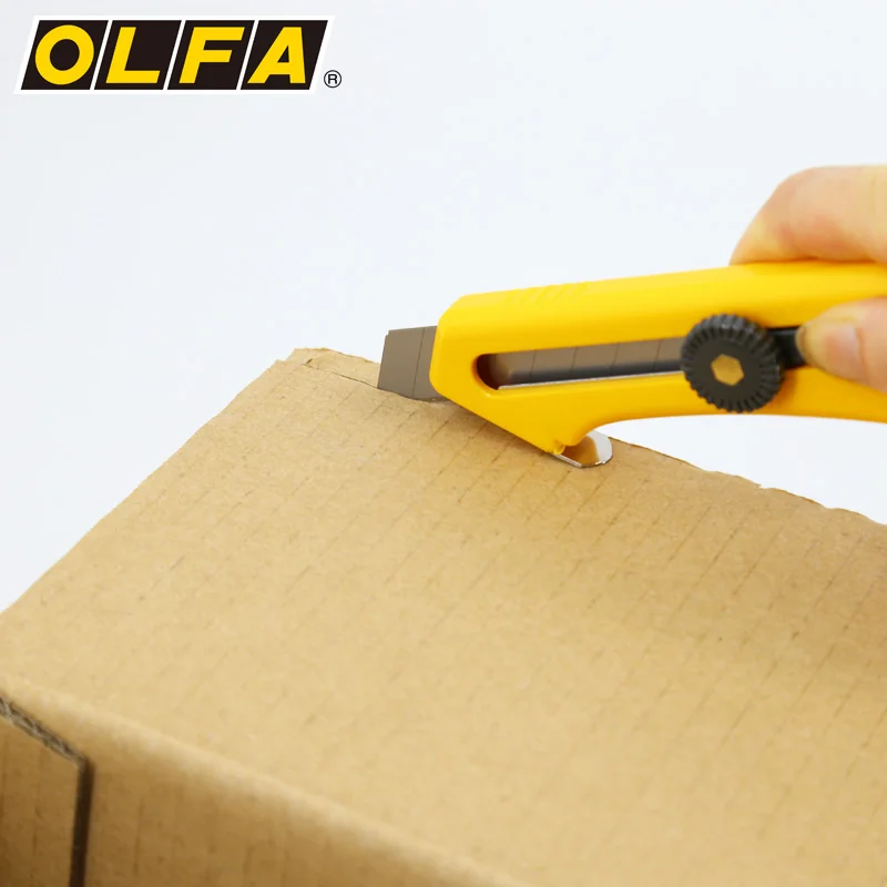 OLFA Unboxing Knife Adjustable Cutting Depth CL Japanese Utility Knife