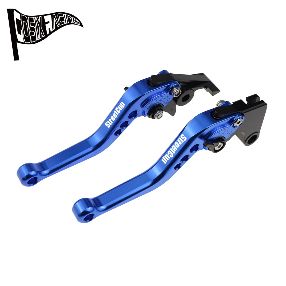 

Fit STREET CUP THRUXTON BONNEVILLE T120 T100 BOBBER Motorcycle CNC Accessories Short Brake Clutch Levers Adjustable Handle Set