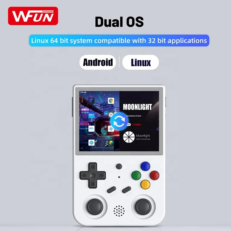 RG353V Anbernic Handheld Game Console Android 11 Linux Dual System Retro Video Gaming Consoles for Ambernic RG353V RG353VS
