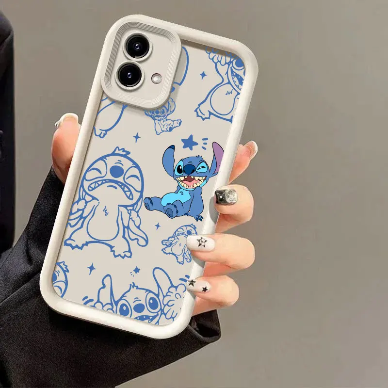 Stitch and Angel Cartoon Phone Case for Motorola Moto G06 G56 G86 G96 G100 Edge 60 70 Fusion 50 Pro 40 Neo G85 G84 G75 G53 Cover view 5