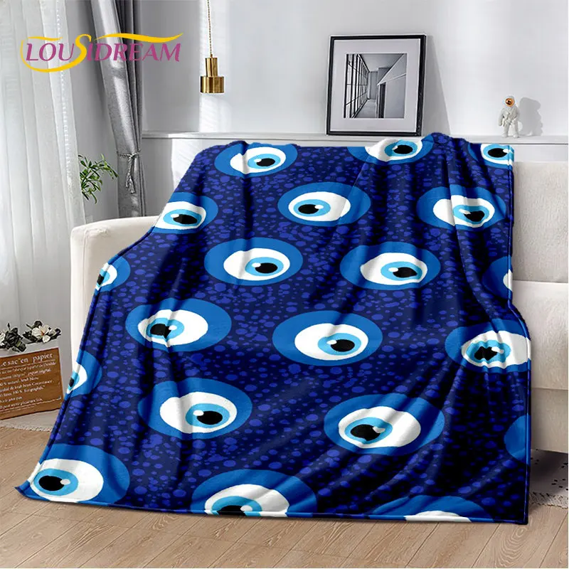 نازار عين الشر شجرة الحياة لينة أفخم بطانية ، الفانيلا بطانية رمي بطانية لغرفة المعيشة غرفة نوم السرير أريكة غطاء نزهة الاطفال