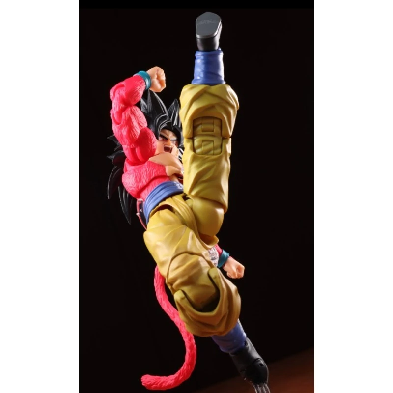 In Stock！100%Original Bandai S.H.Figuarts Dragon Ball GT SSJ4 Super Saiyan 4 Son Goku Action Anime Figures Models Toys Gifts view 4