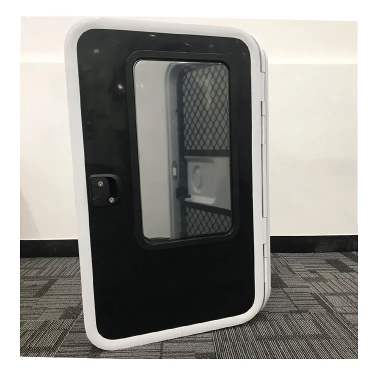 Hot Sale High Quality Best Selling 620x900mm Teardrop Door With Tempered Glass And With Inner Door Caravan Door