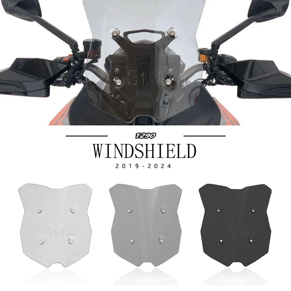 

For KM 1290 SUPER DUKE GT 2019-2024 Motorcycle Windscreen Windshield Wind Deflectors Increased Fixing Bracket