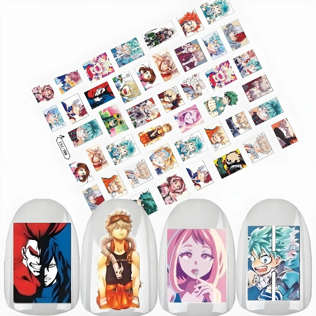 TSC-370 My Hero Academia,ห้องน้ํา-Bound Hanako-Kun,,อะนิเมะ 3D สติ๊กเกอร์เล็บสติกเกอร์เล็บ