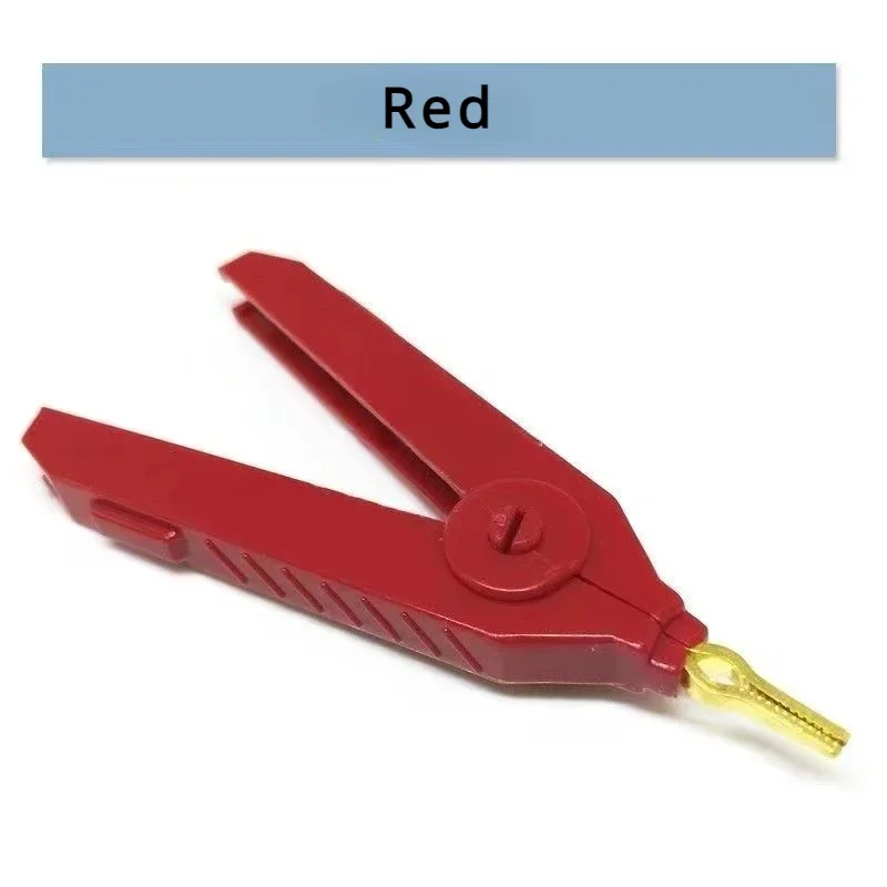 Alligator Clip 90mm Kelvin Copper Gold Plate Clip LCR Test Clip For Precision Electrical Instrument Tool Power Supply