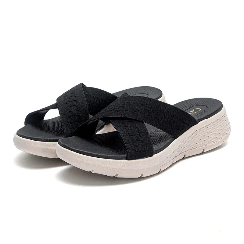 

Slippers for men and women with the same lightweight EVA bottom webbing surface comfortable summer beach outdoor
