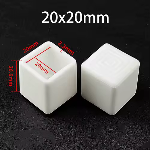 4-30Pcs PVC White Furniture Table Foot Tip Chairs Legs Pad Protector Cover Round/Square Pipe Plug Lid Tube Hole Protection Cap - Image 27