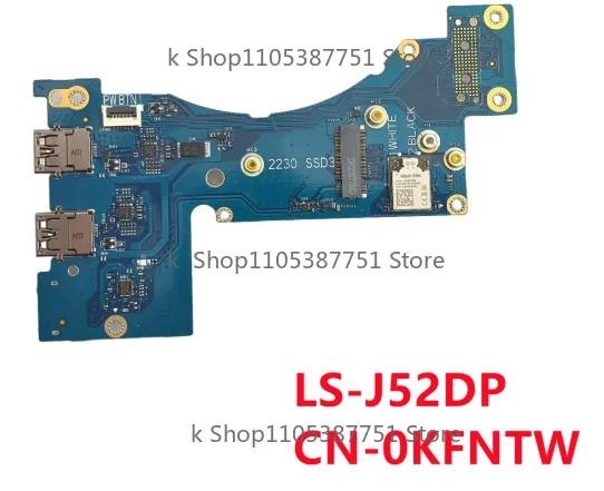 A-KK New Laptop Built-in USB audio board WIFI wireless network card board for DELL Alienware M17 R3 R4 LS-J52DP 0KFNTW