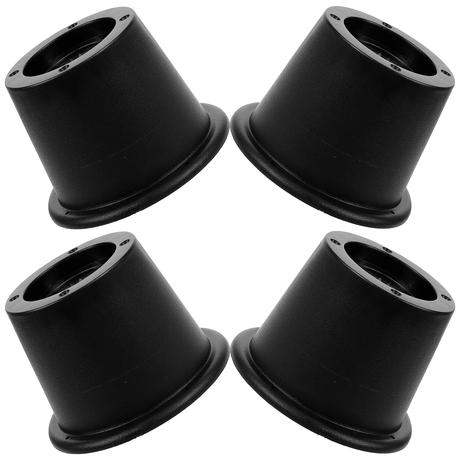 

4 Pcs Furniture Socks for Chairs Legs Chair Leg Protectors Reusable Table Leg Covers Hardwood Floors Protector Black 2 Inch Mini
