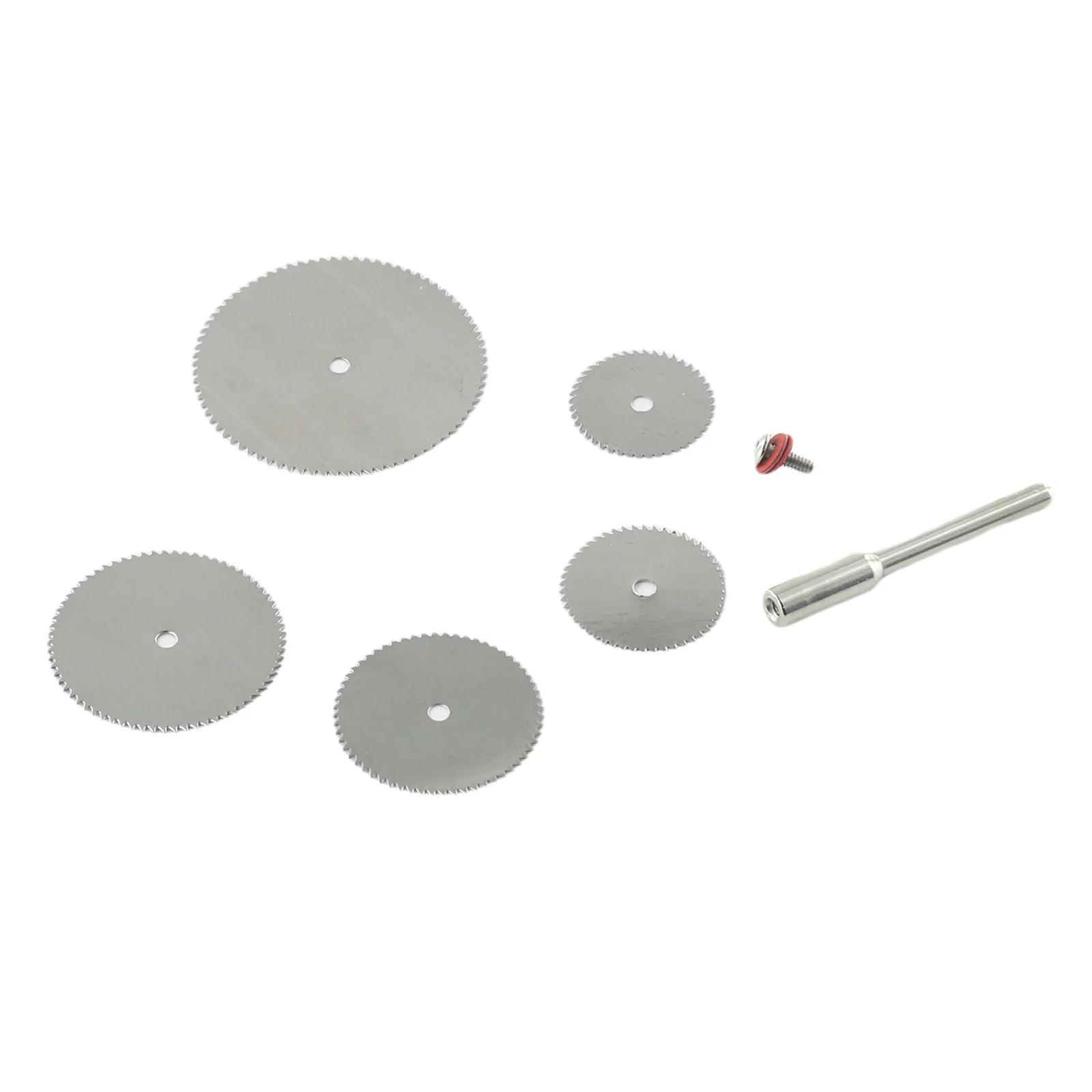 5pcs Circular Saw Blade With 3MM Mandrel Set Stainless Steel Cutting Disc Cutter Wheel For Dremel Rotary Tool 16/18/22/25/32mm