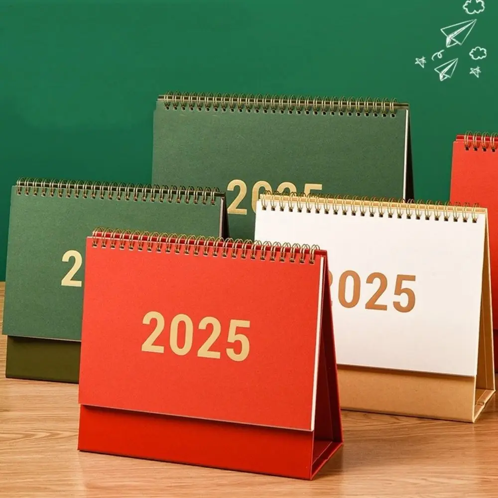 Stationery Premium Paper 2026 Desktop Calendar Writable Memo Stable Base Daily Planner Standing Table Planner Photography Props