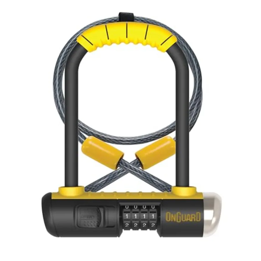 

ONGUARD Bulldog Combination U-Lock Cable Combo Black/Yellow