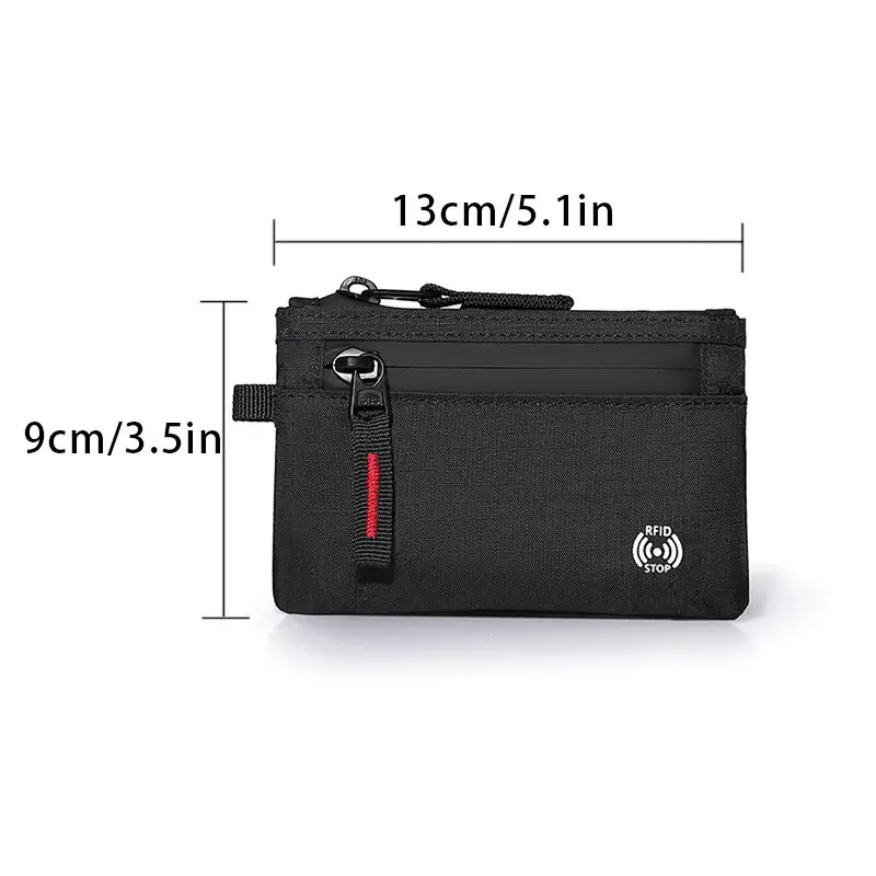 Coin Purses & Pouches RFID Anti-Theft Card Holder X-Pac Waterproof Nylon Mens Outdoor Mini Travel Wallet Multiple Color