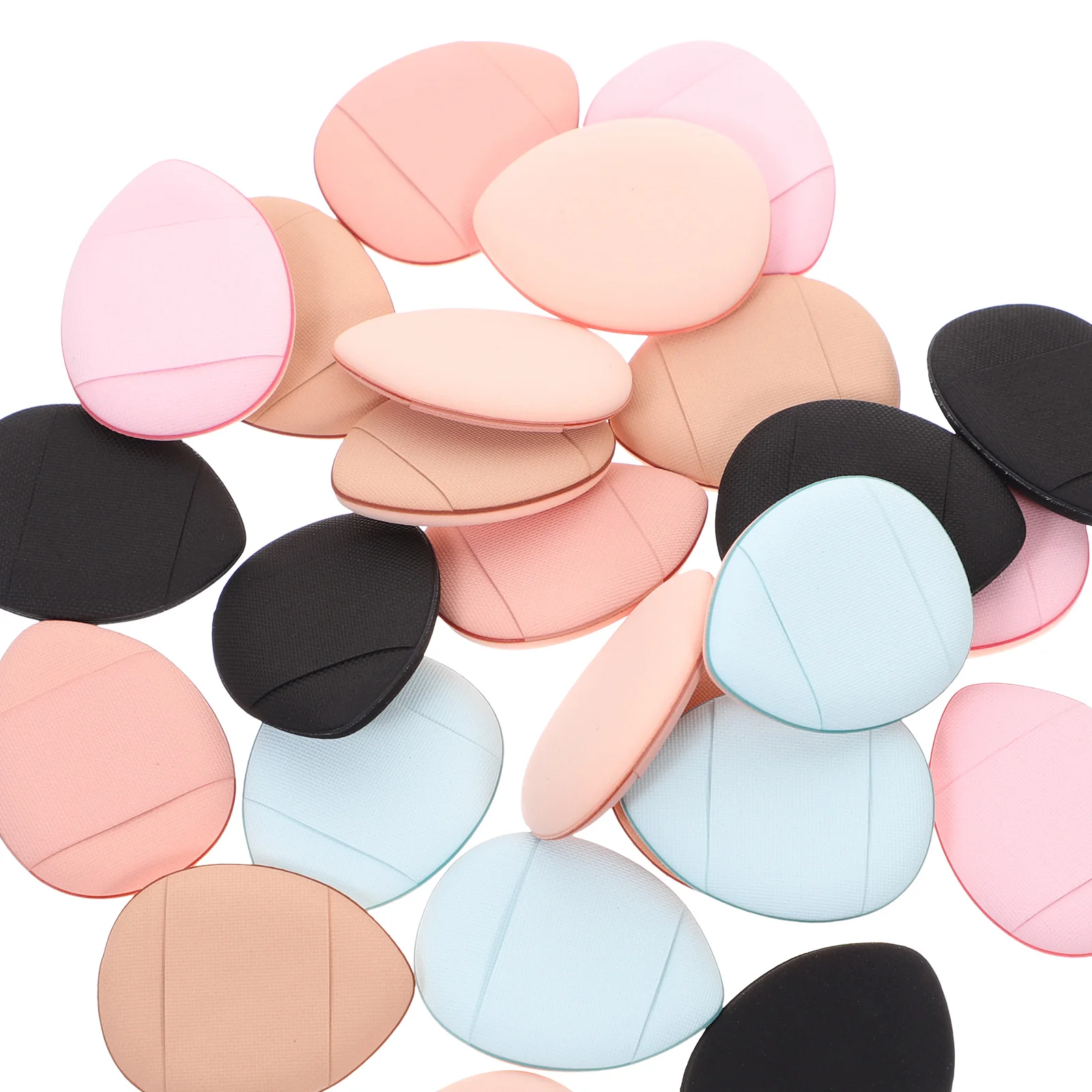 

25 Pcs Powder Puff Concealer Mini Finger Makeup Applicator Baby Tools For Women