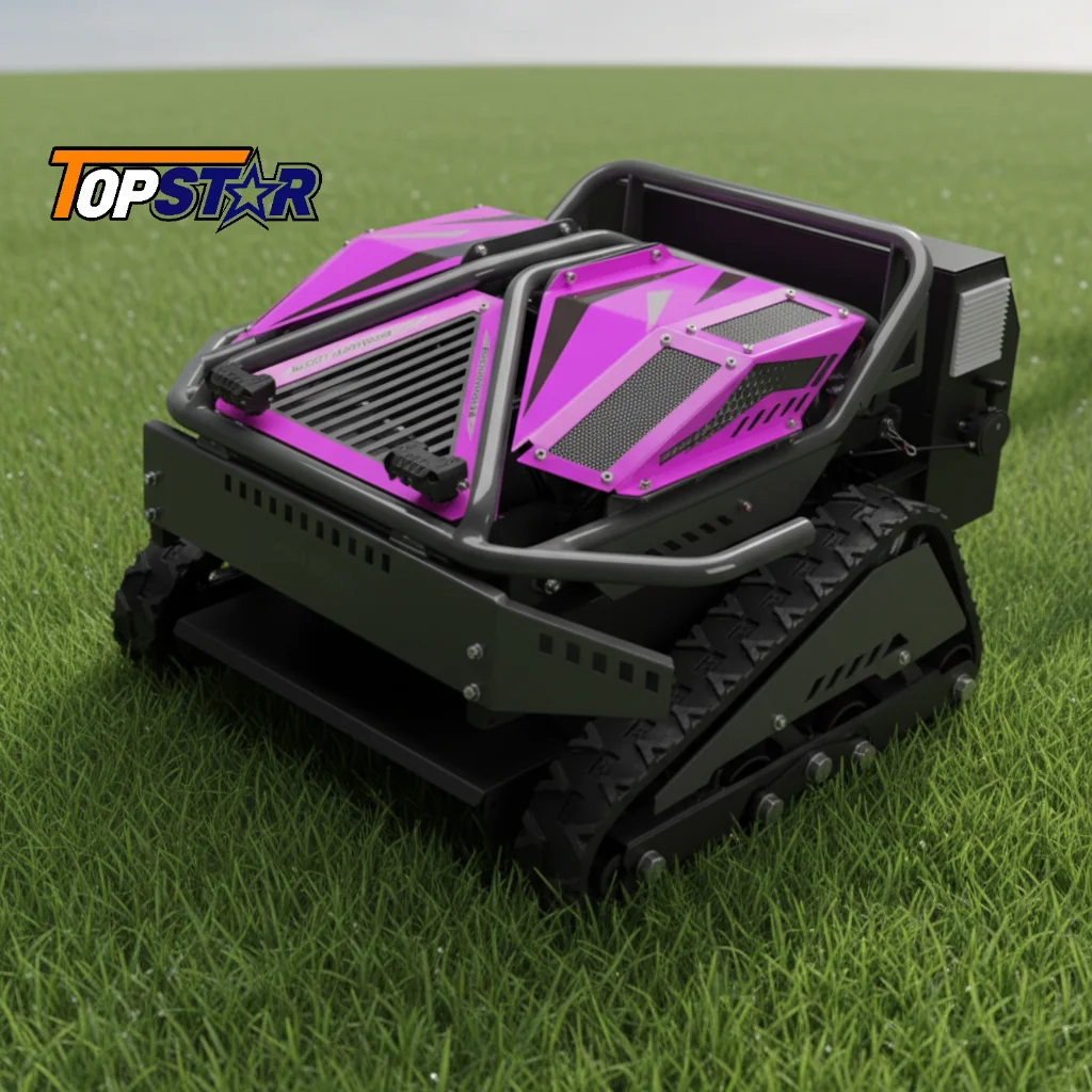 

Multifunctional Remote Control Lawn Mower Anti-Skid for Slope Yard Garden Farm Grass Cutting Operation