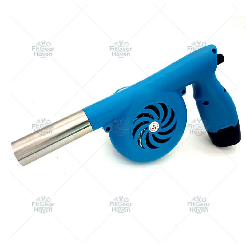 Electric Charging Lithium Battery Outdoor Barbecue Camping Blower 12v DC Portable Smoked Rat Small Steel Cannon Blower