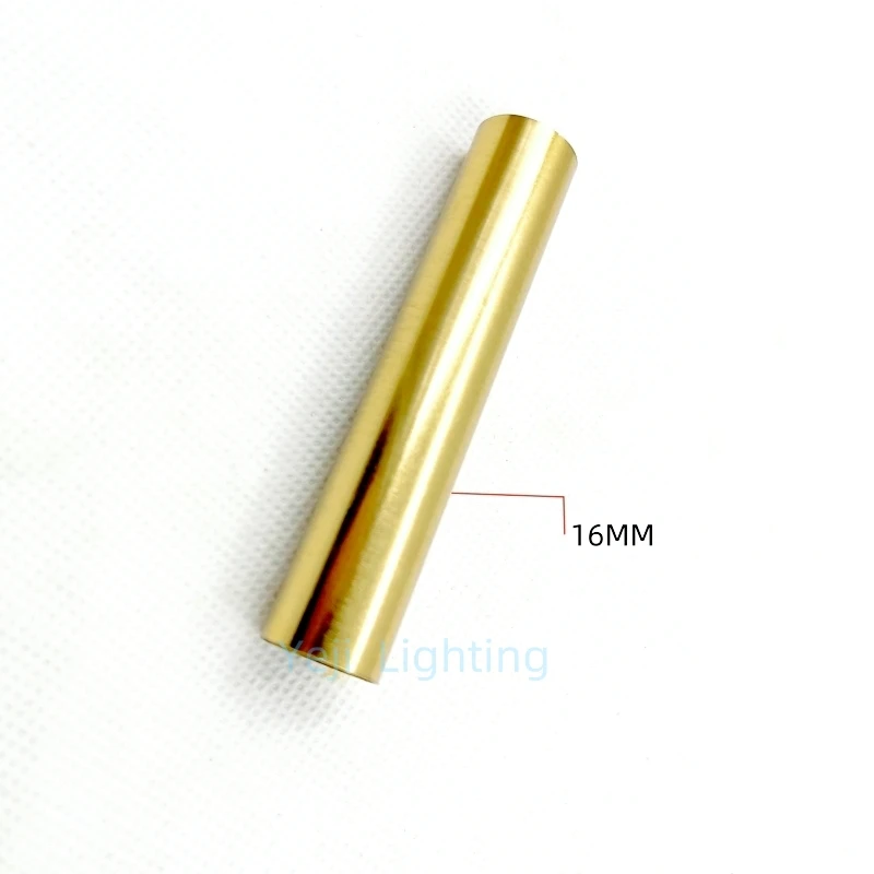 M25 Dekoration Gehäuse Rohr M19 Verbindung Gerade Rohr M16 Wand Lampe Rohr für Led Kristall Kronleuchter 13mm Anhänger licht Rohr