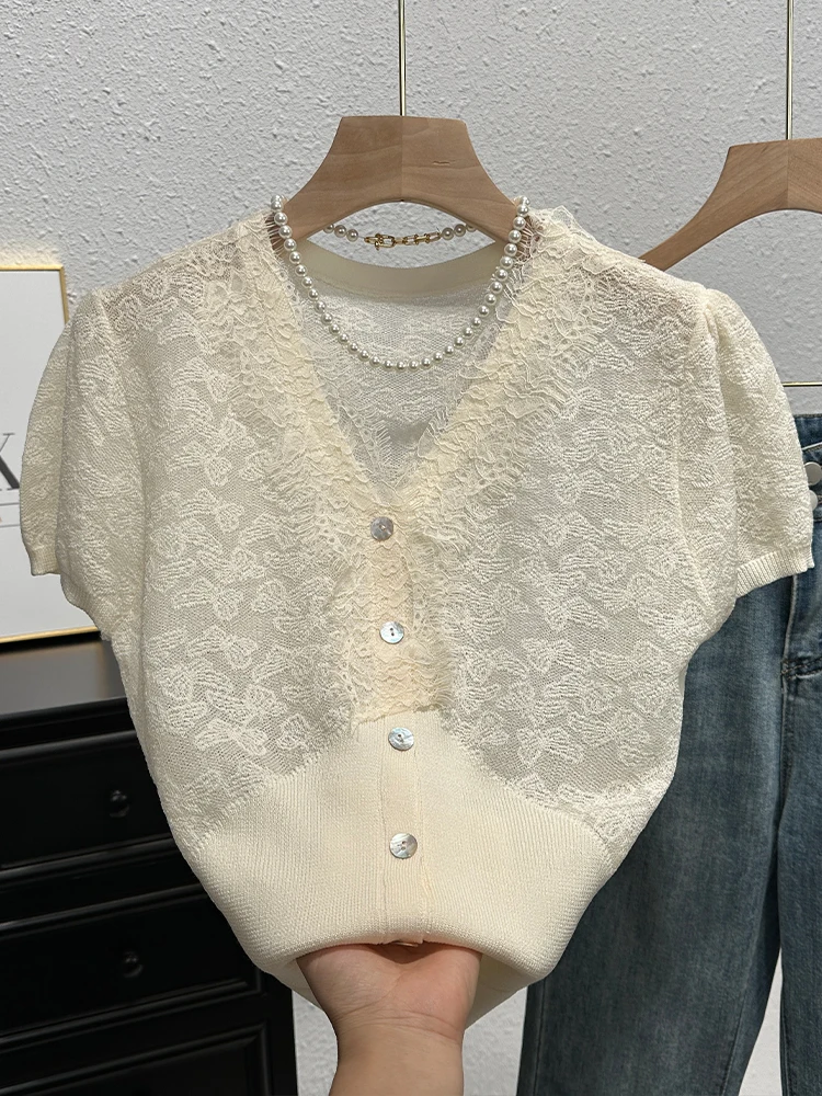 

Уникальный трикотаж V-Ne ort Sve, женская модная летняя футболка с утягивающим поясом, корейская футболка прямого кроя, цвет