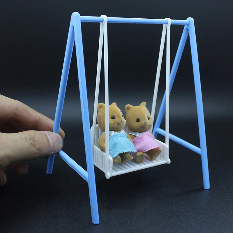 1:12 Dollhouse Miniature Furniture Swing Chair Hammock Doll House Decor Toy Miniature Garden Furniture Swing